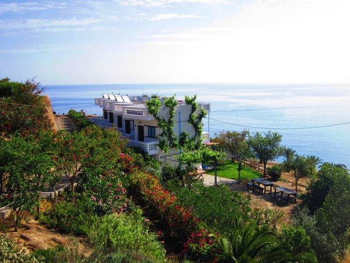 Appartement de vacances pour 2 personnes, avec Balcon et Terrasse ainsi que Jardin et Vue