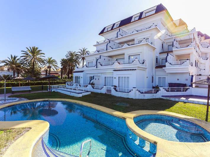 Apartamento de vacaciones para 4 personas, con jardín y piscina, Se admiten mascotas - 1