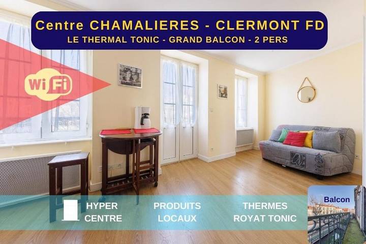 Appartement de vacances pour 2 personnes, avec balcon, animaux acceptés