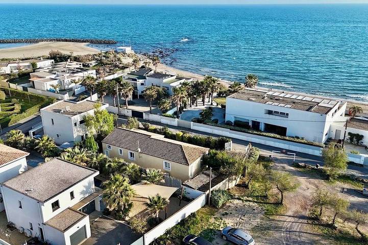 Maison de vacances pour 7 personnes, avec jardin, animaux acceptés dans Plage Rochelongue