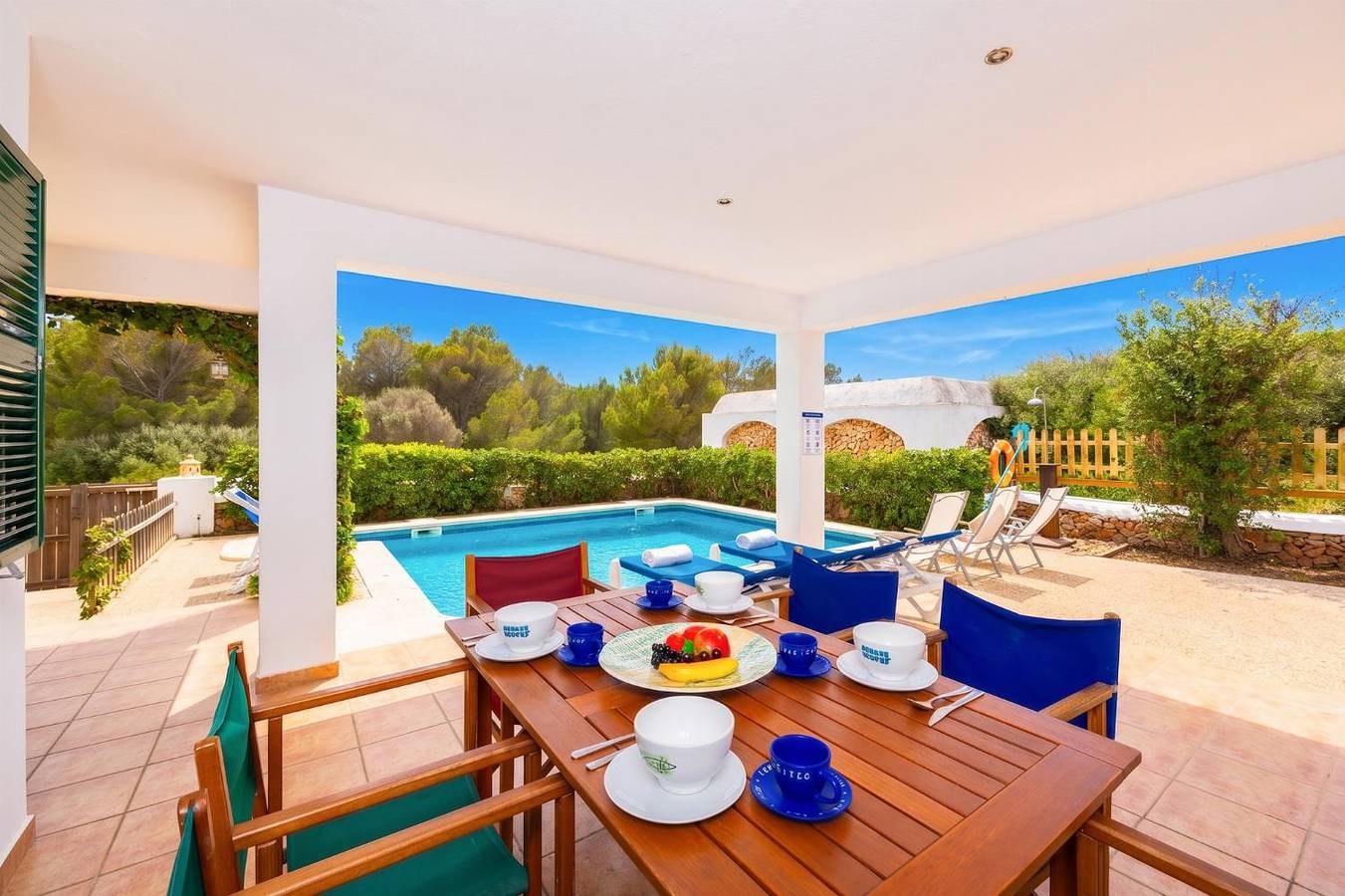 Villa für 8 Personen mit Terrasse in Coves Noves, Es Mercadal