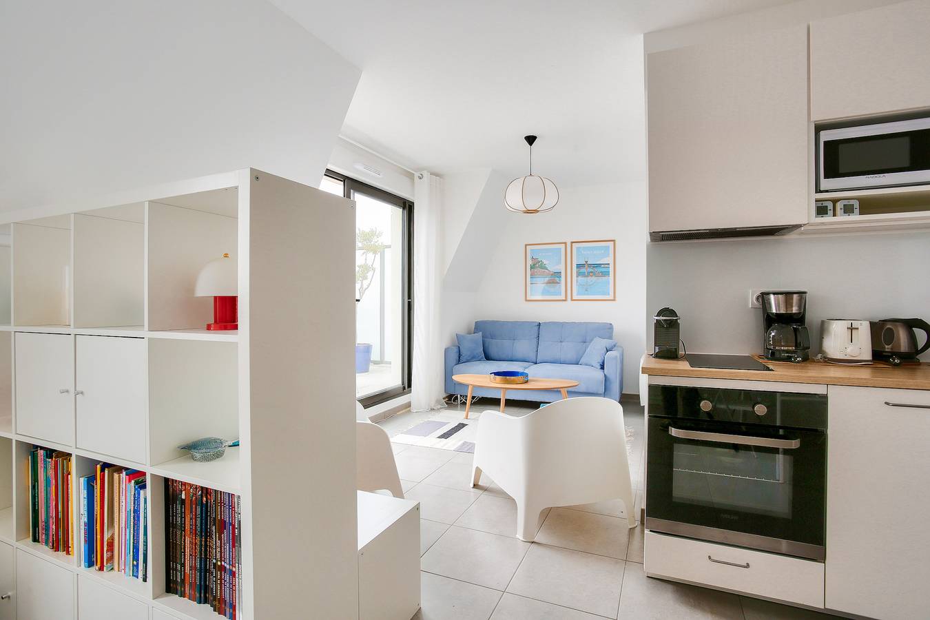Studio entier, Studio pour 2 avec balcon à 700 m de la plage in Dinard, Région de Saint-Malo