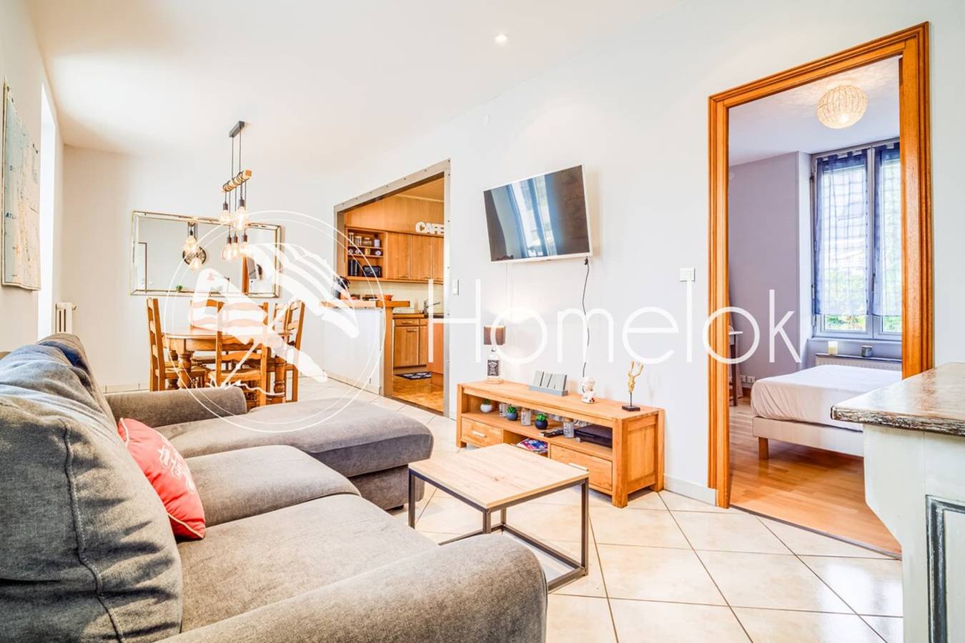 Ferienhaus für 5 Personen mit Terrasse in Locmiquélic, Côte des Mégalithes