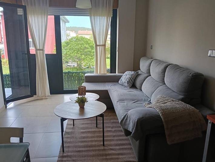 Apartamento para 4 personas, con vistas y jardín en Finisterre