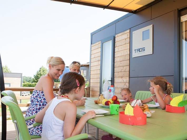 Domaine La Roche D’Ully - Mobilheim 5 personen - Cottage Vesontio Prestige - 36m2 - 2 Zimmer, 2 Bäder in Ornans, Französischer Jura
