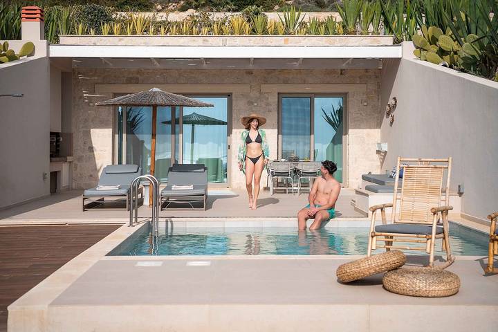 Villa Vista I Free* Heated pool & dazzling Seaview in Falassarna, Chania region