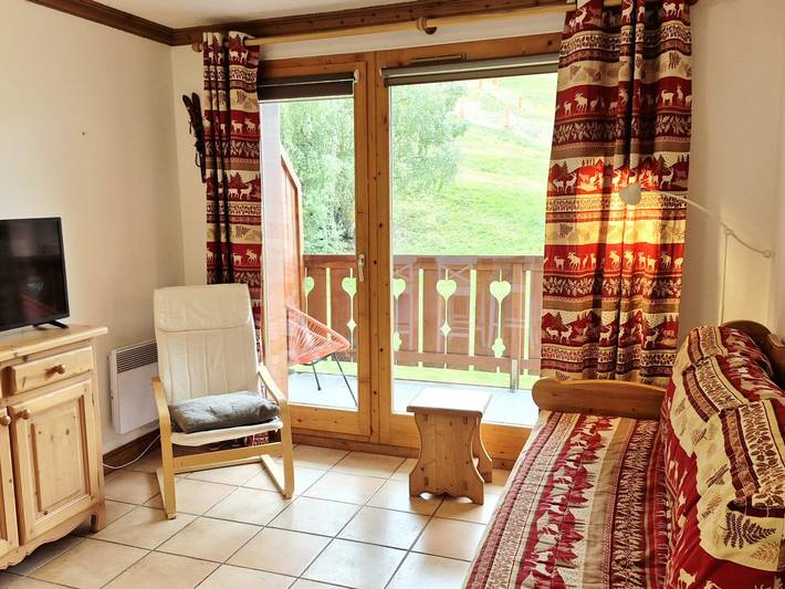 Geheel appartement, Vakantieappartement voor 4 personen met balkon in La Plagne, Aime-la-Plagne