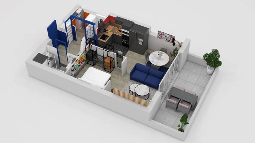 Gîte pour 4 personnes, avec vue et jardin, animaux acceptés à Évry - 3