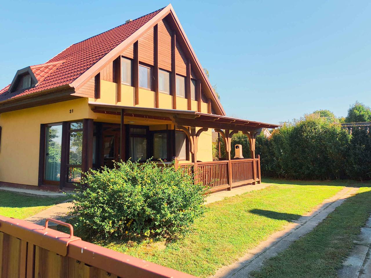 Ferienhaus 250 m vom Strand  in Balatonbereny, Plattensee Südufer