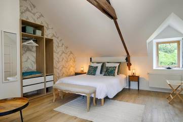 Cottage pour 2 personnes, avec jardin et vue à Plescop