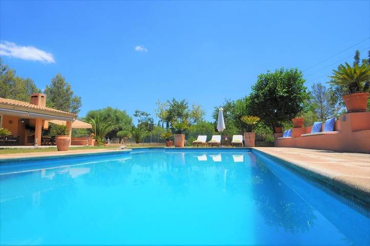 Finca für 8 Personen, mit Terrasse und Garten sowie Pool und Ausblick in Esporles - 4