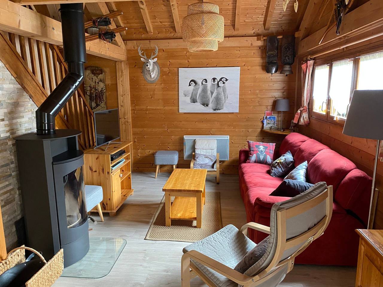 Chalet „8p Classique- L'alpage“: Bergblick, Private Terrasse & Wlan in Verchaix, Region Bonneville