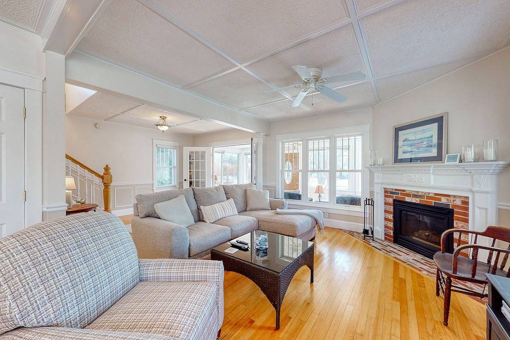 Dog-Friendly Home w/Fireplace, Prime In-Town Location - Walk Everywhere in Kennebunk, York County