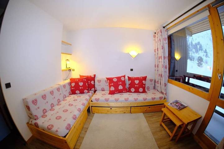 Ganze Wohnung, Charmante 2-Zimmer-Wohnung mit Zwischengeschoss (Méribel-Mottaret) | Charming 1 Bett w / Mezzanine in Méribel-Mottaret, Les Allues