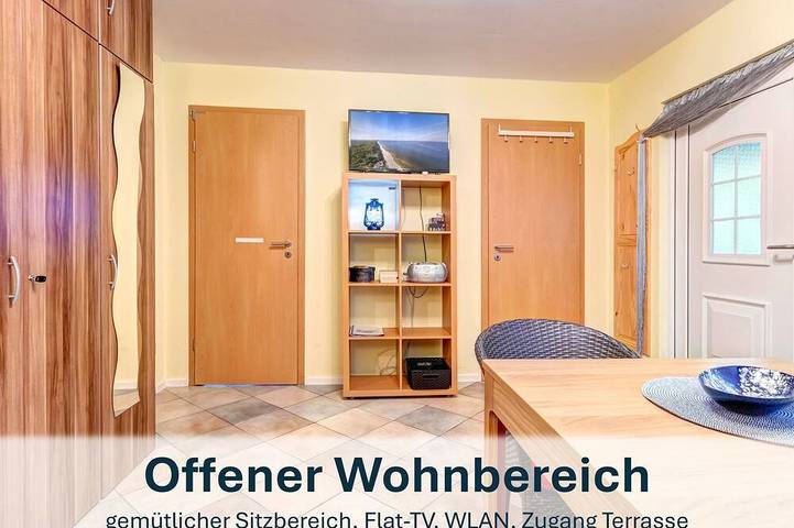 Bungalow für 3 Personen, mit Terrasse und Garten in Korswandt