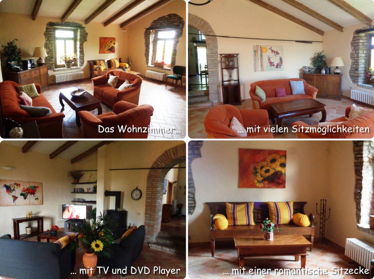 Ferienhaus Ca Piero mit Pool bis 8 Personen in Urbino, Pesaro-Urbino