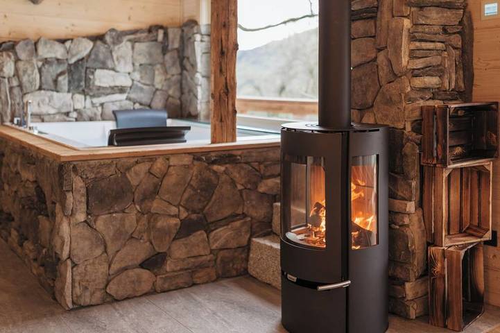 Ferienhaus für 2 Personen, mit Whirlpool und Terrasse sowie Garten und Sauna