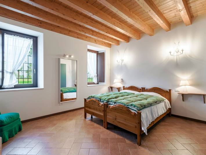 Appartamento intero, Zweizimmerwohnung mit zwei Einzelbetten und Schlafsofa in Pralboino, Provincia di Brescia