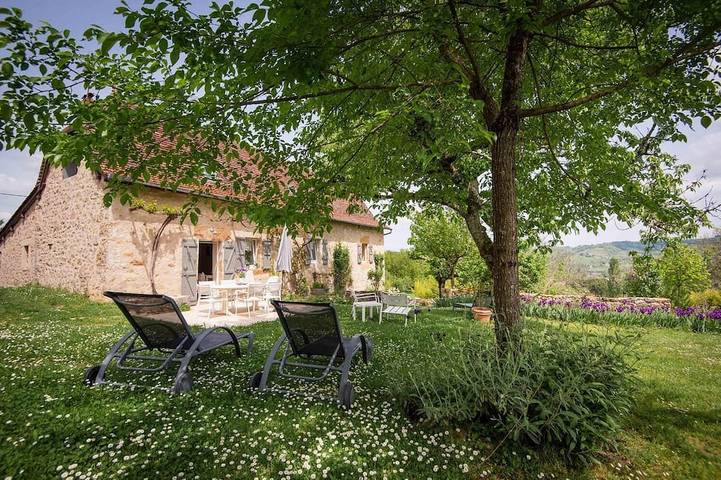 Location de vacances pour 6 personnes, avec Jardin à Figeac
