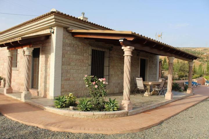 Casa rural para 7 personas, con vistas además de jardín y piscina en Valle de Abdalajís - 4
