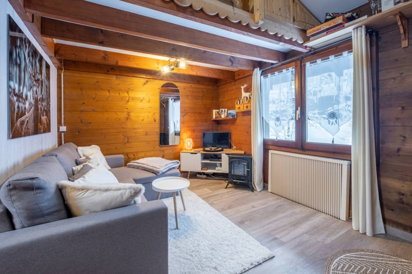 Le Mazot - mezzanine with nice view in Chamonix-Mont-Blanc, Mont Blanc-massivet