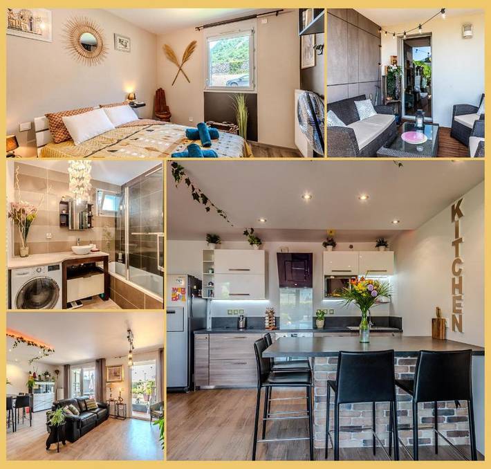 Gîte pour 4 personnes, avec terrasse et jardin dans Office De Tourisme Challes Les Eaux - 3