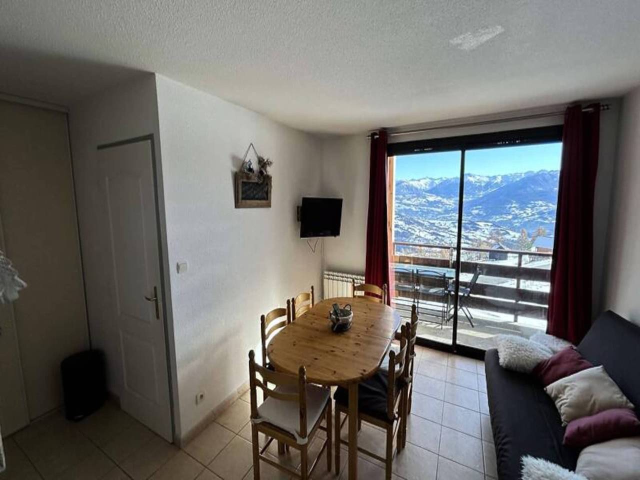 Apartamento entero, 2 værelser til 4 personer in Réallon, Parque Nacional de los Ecrins