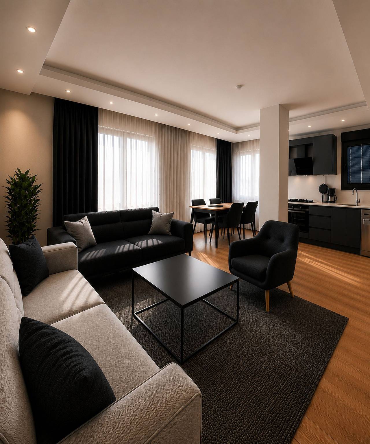 Ganze Wohnung, Professionally Maintained, Spacious New Suites 6 in Muratpaşa, Provinz Antalya