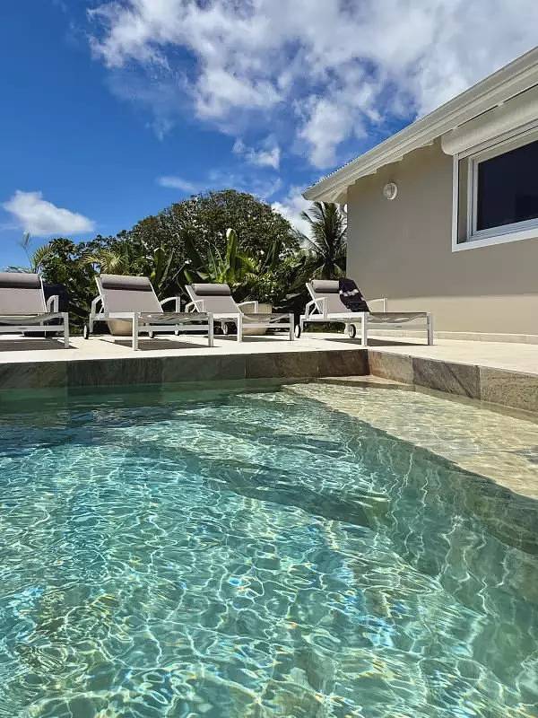 Villa pour 10 personnes, avec piscine ainsi que jardin et vue dans Marie-Galante - 2