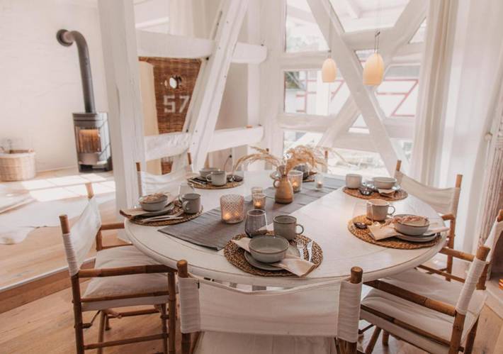 Ferienhaus für 8 Personen, mit Whirlpool und Garten sowie Sauna und Ausblick in Grünberg