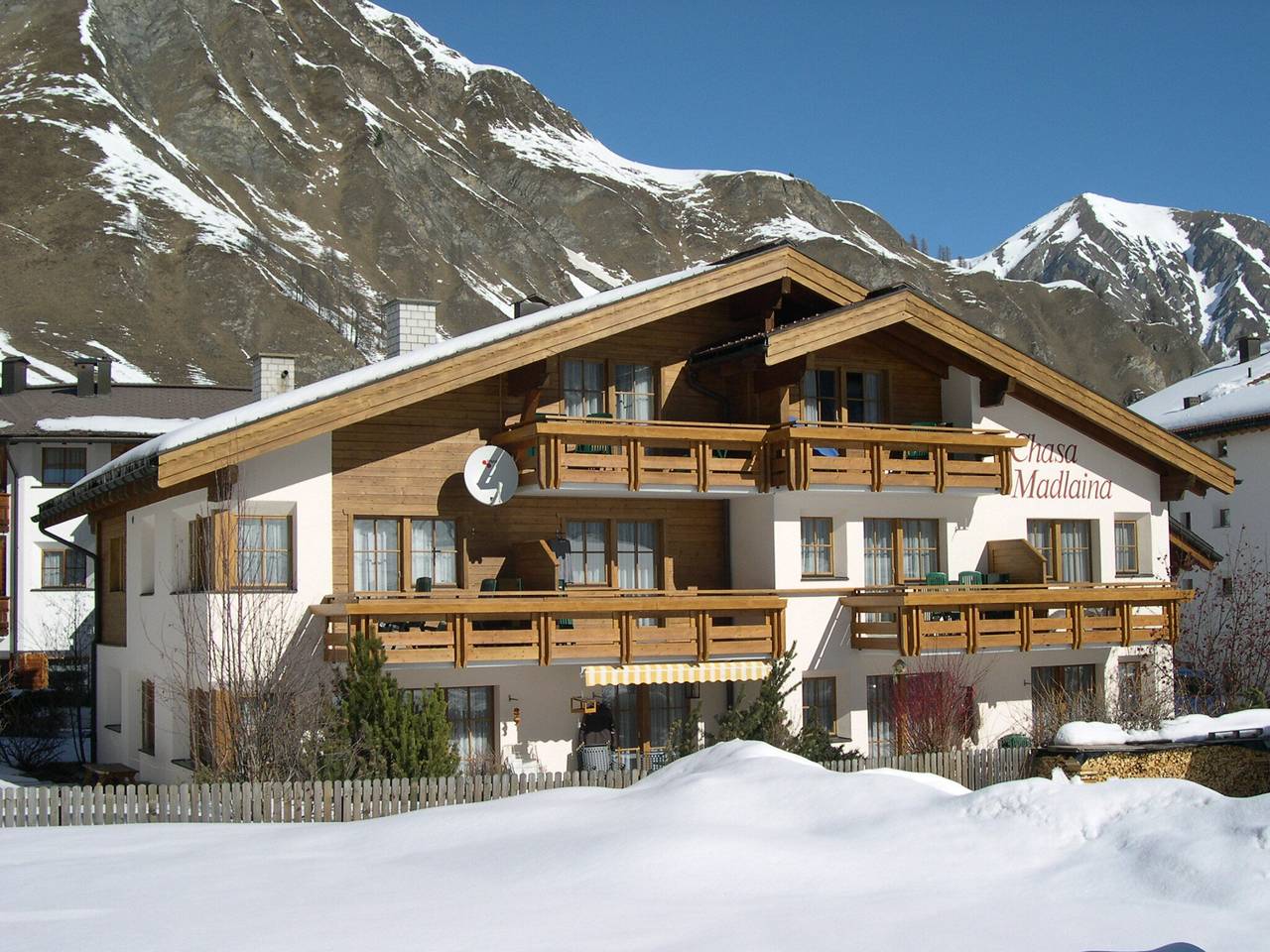 Geheel vakantieappartement, Ferienwohnung Chasa Madlaina - Chasa Madlaina Nr. 7 in Samnaun-Dorf, Samnaun