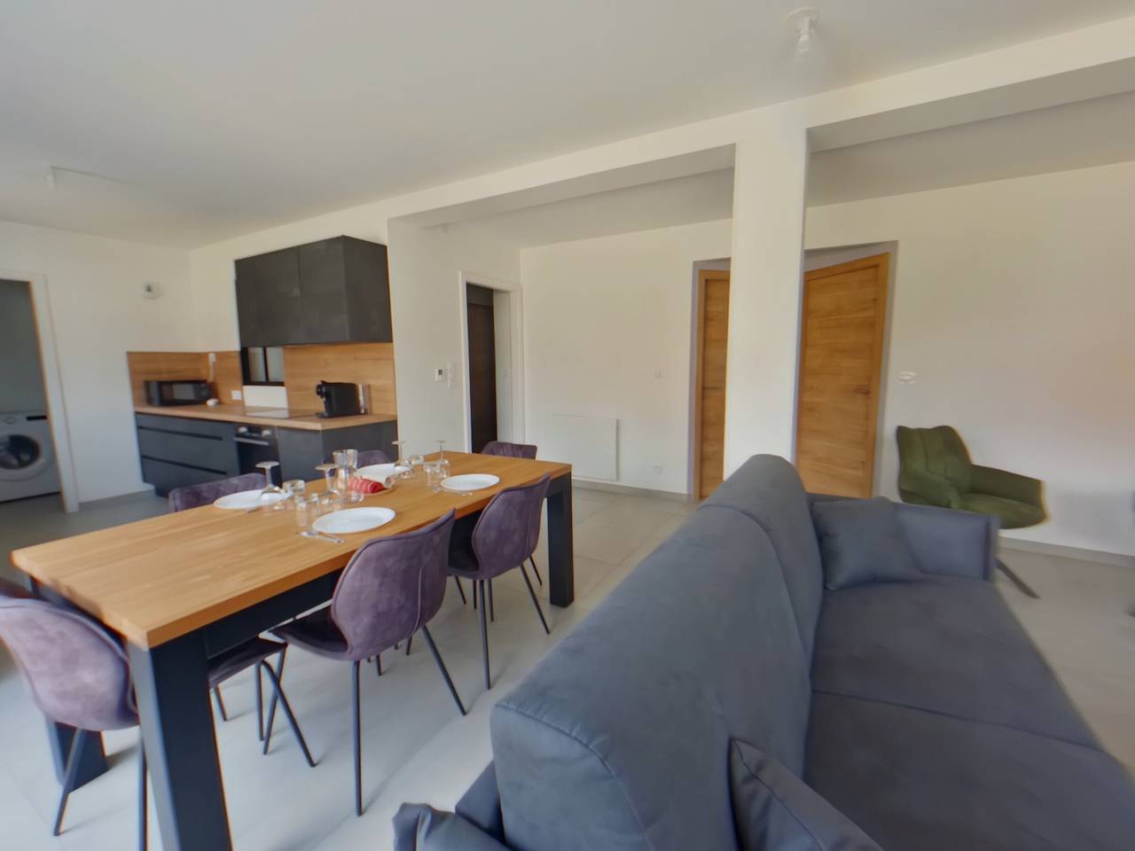 Ganze Wohnung, Moderne Wohnung, ruhige Natur - 6 Pers. in Les Rousses, Regionaler Naturpark Hochjura