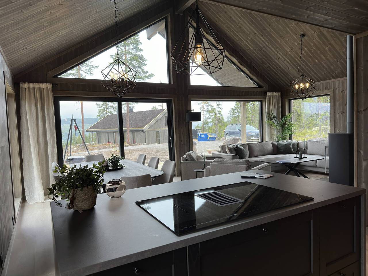 Luxus-Ferienhaus, Skifahren, Sauna, Remote-Büro in Nesbyen