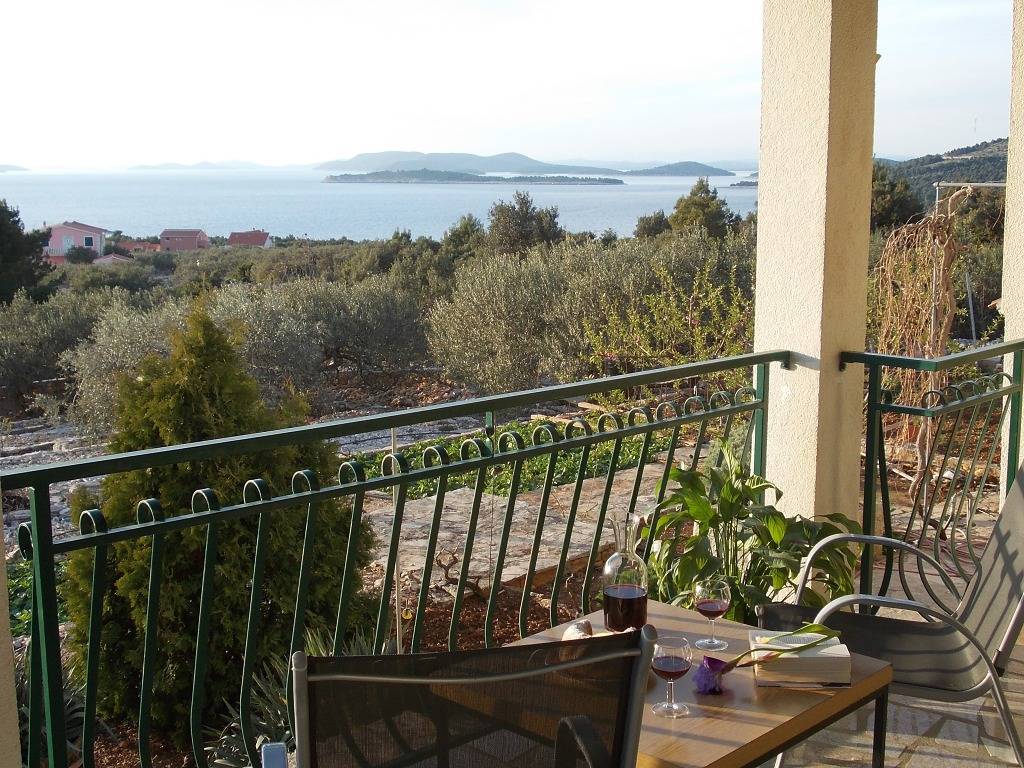 Ferienhaus in Primošten mit Meerblick, Terrasse, Klimaanlage, W-Lan (54-1) in Primošten, Šibenik-Knin
