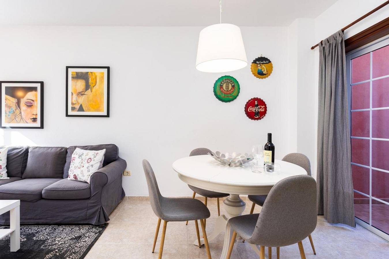 Apartamento Vacacional 'Tenohomes Cálido y Cómodo' con Terraza Privada, Wi-Fi y Aire Acondicionado in San Bernardo, Los Silos