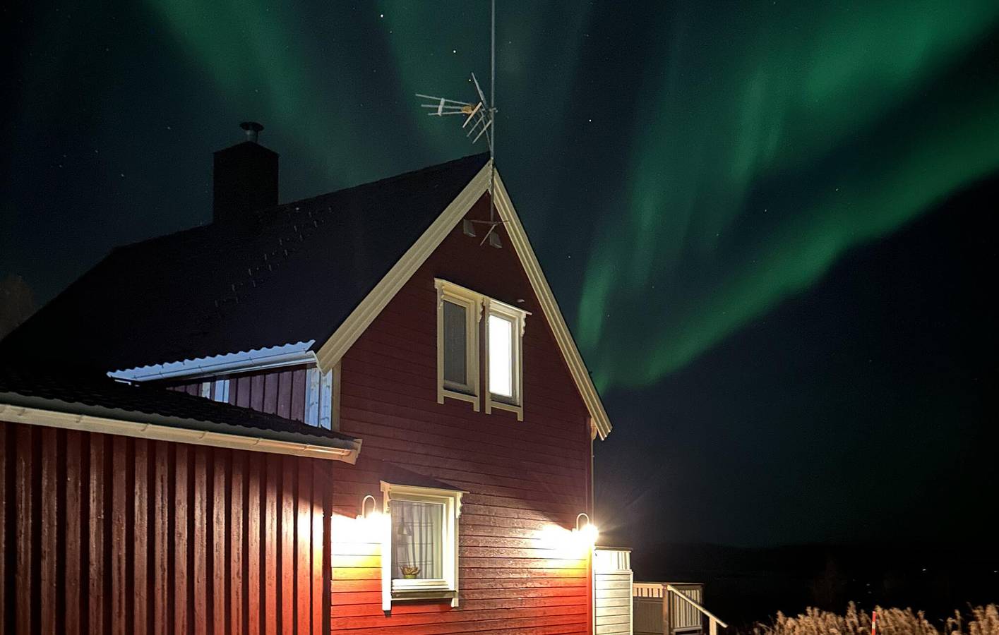Ferienhaus für 7 Personen mit Terrasse in Porsanger