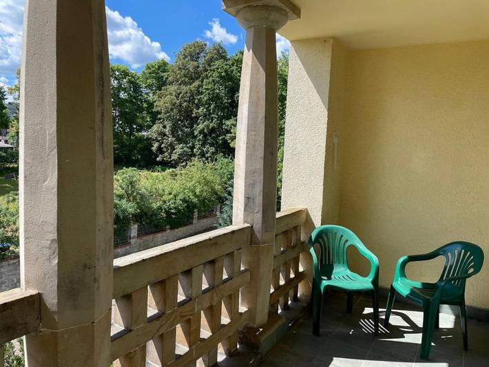 Ferienwohnung für 3 Personen, mit Balkon und Terrasse sowie Garten und Ausblick in Schleiz - 2