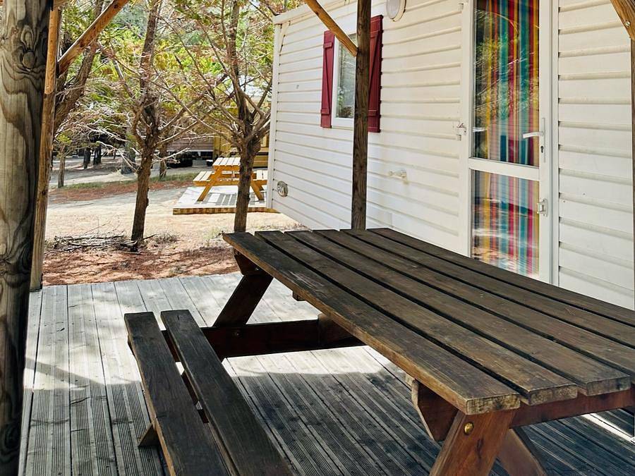 Camping La Grange Neuve - Mobilheim 4 personen - Essentiel - Quartier Réserve in Sigean, Mittelmeerküste (Frankreich)