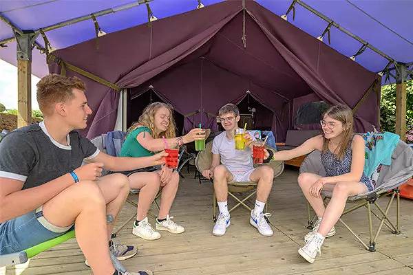 Tente pour 5 personnes, avec terrasse dans la Manche - 3