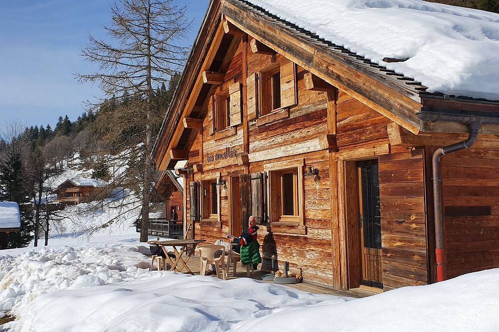 Chalet, breathtaking view - free shuttle .10 people in Lac des Confins, La Clusaz