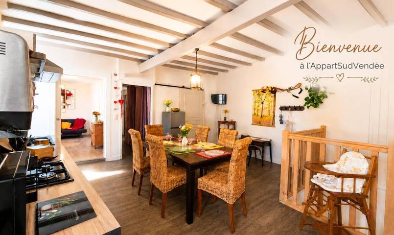 Gîte pour 6 personnes à Saint-Hilaire-des-Loges