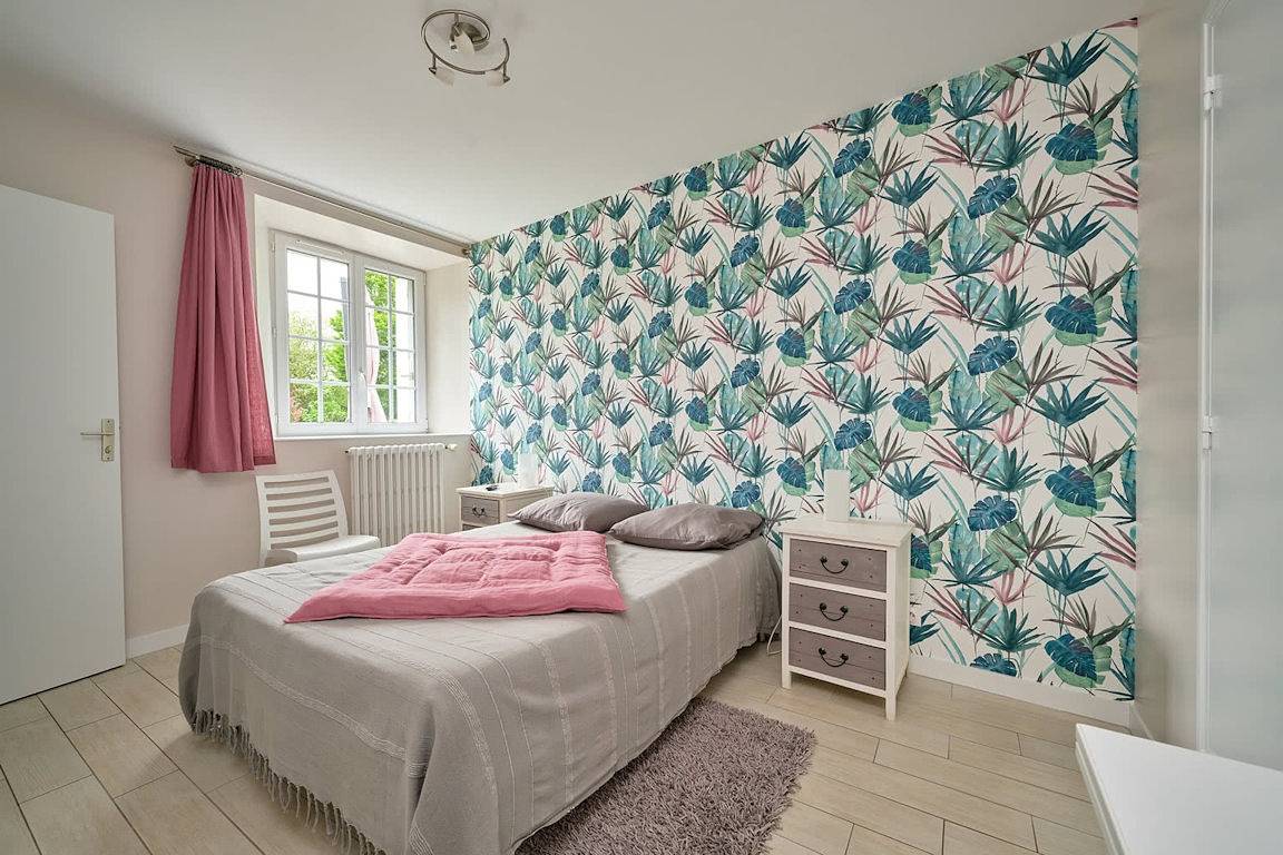 Chambres d'hôtes et studios du Hindré - Chambre Rose in Saint-Coulomb, Baie du Mont-Saint-Michel