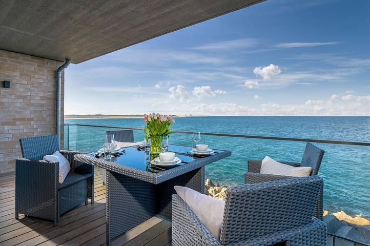 Ganze Wohnung, Upper Deck: Ostseeferienwohnung in Strandnähe mit Meerblick - Auch in der Sauna! in Olpenitz, Kappeln