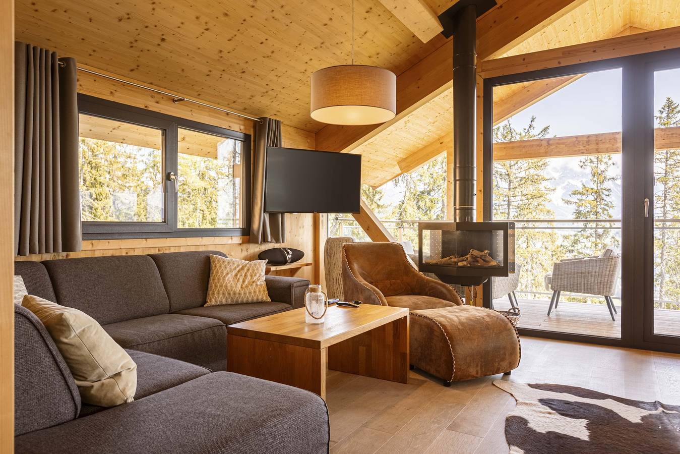 Superior Chalet # 12 mit Sauna & Whirlwanne innen in Pichl-Preunegg, Schladming-Dachstein