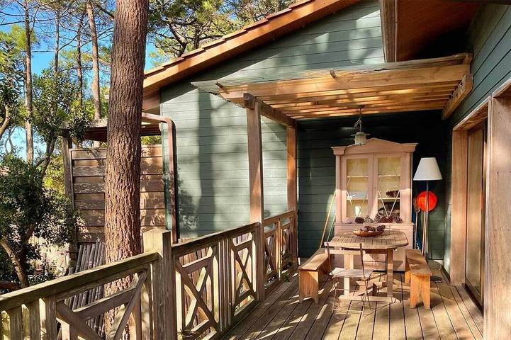 Gîte pour 8 personnes, avec terrasse et jardin au Cap Ferret