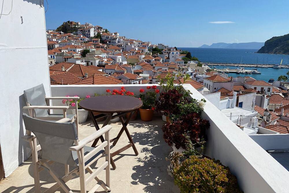 Daskios House, Skopelos Chora, ein voll ausgestattetes Haus, ideal für 2-3 Gäste in Skopelos Stadt, Sporaden