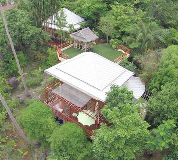 Chambre d’hôte pour 3 personnes, avec vue et jardin dans Koh Tao