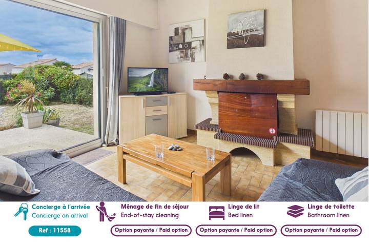 Mer à 200 m, maison pour 5, jardin & Bbq in Bretignolles-sur-Mer, Valle del Loira