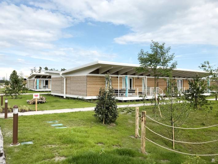 Ferielejlighed for 5 personer, med have og børnepool samt terrasse i Bibione