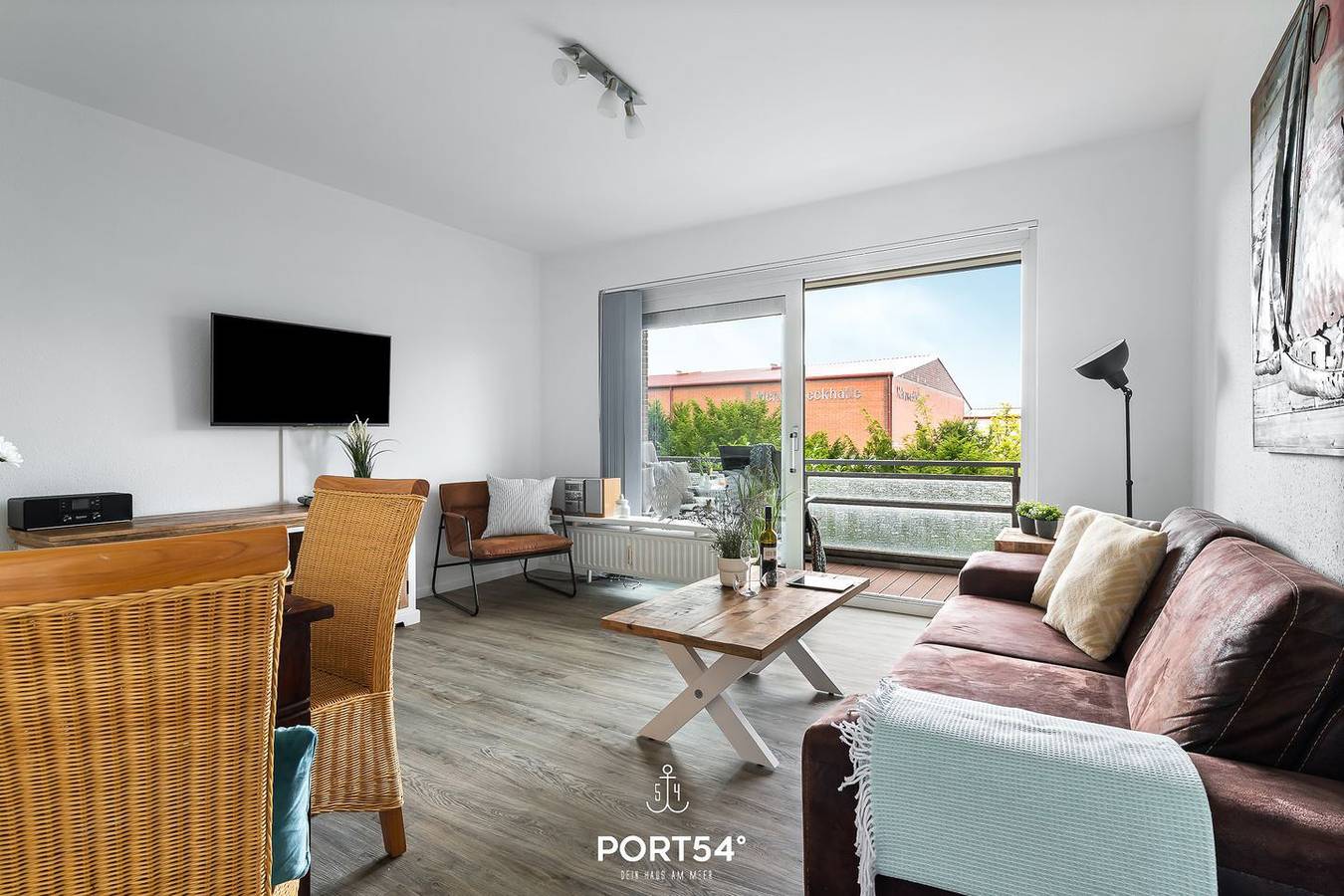 Ganze Wohnung, Deck 4 - für 3 Personen, zentrale Lage, ideal für Fahrradausflüge, Balkon in Büsum, Nordsee - Schleswig-Holstein